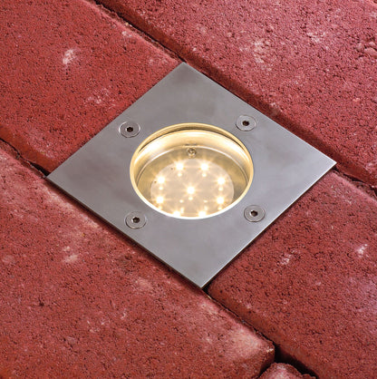 Paulmann Outd Plug & Shine floor downlight IP65 3000K 24V 3,6W 300lm square