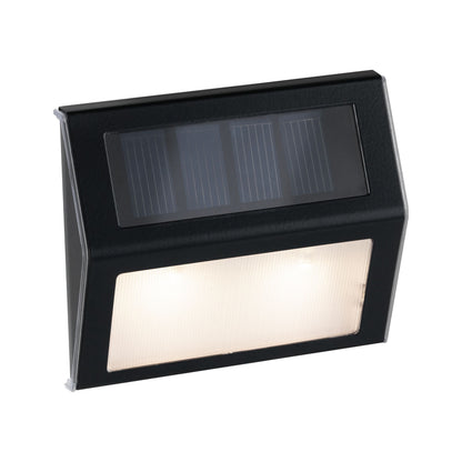 Paulmann Outdoor Solar Stufen/Treppenleuchte Dayton 2lm 3000K Metall/Kunststoff Grau