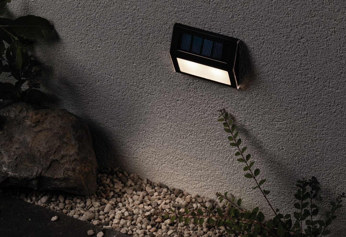 Paulmann Outdoor Solar Stufen/Treppenleuchte Dayton 2lm 3000K Metall/Kunststoff Grau