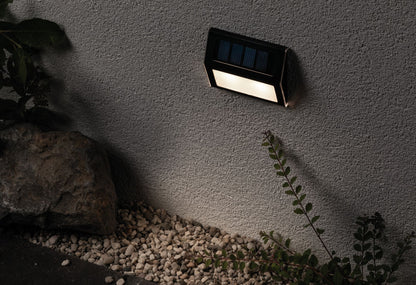 Paulmann Outdoor Solar Stufen/Treppenleuchte Dayton 2lm 3000K Metall/Kunststoff Grau