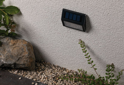 Paulmann Outdoor Solar Stufen/Treppenleuchte Dayton 2lm 3000K Metall/Kunststoff Grau