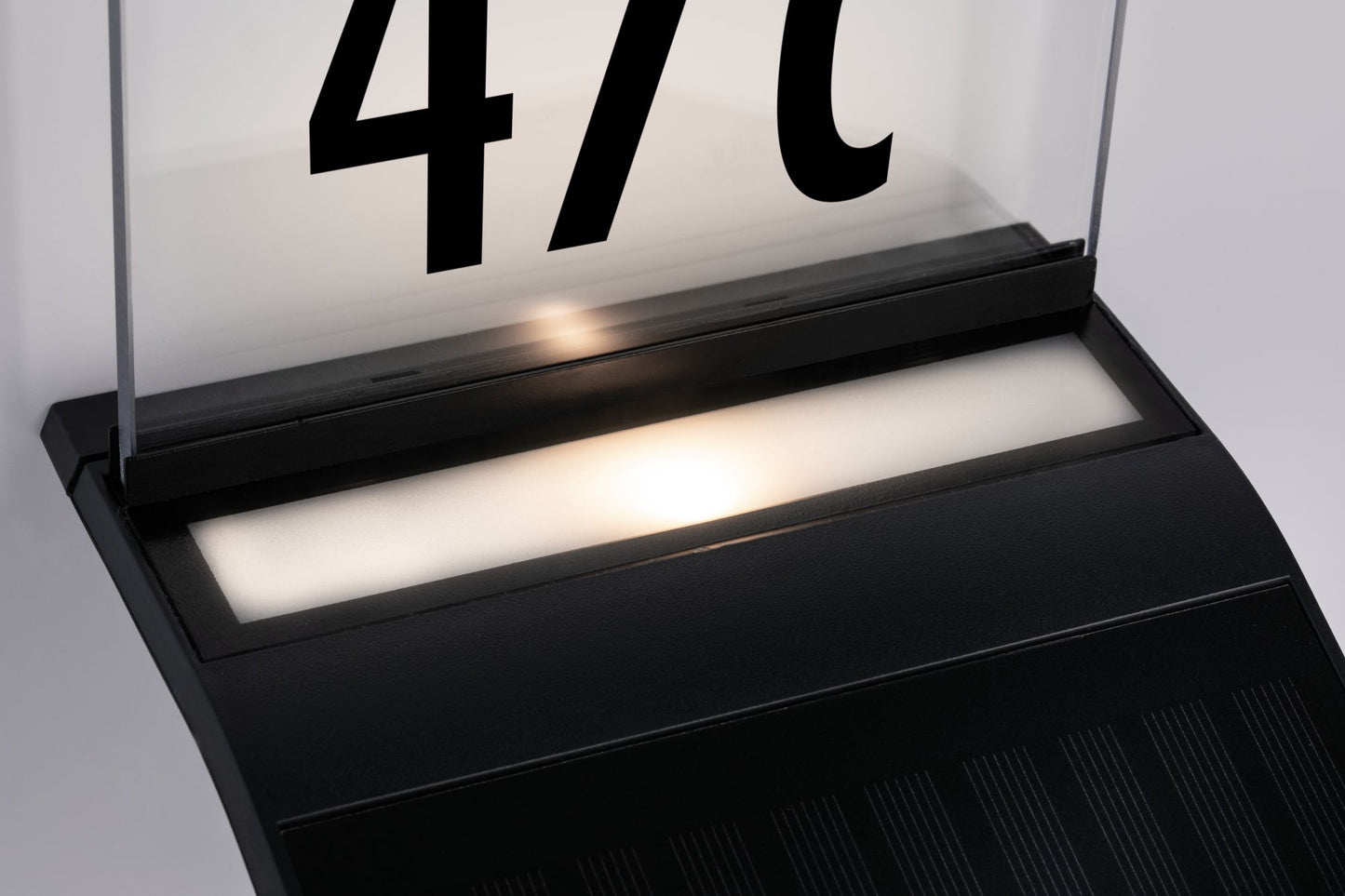 Paulmann Outdoor Solar Hausnummernleuchte Yoko Anthrazit mit Bewegungsmelder 3000K 42lm