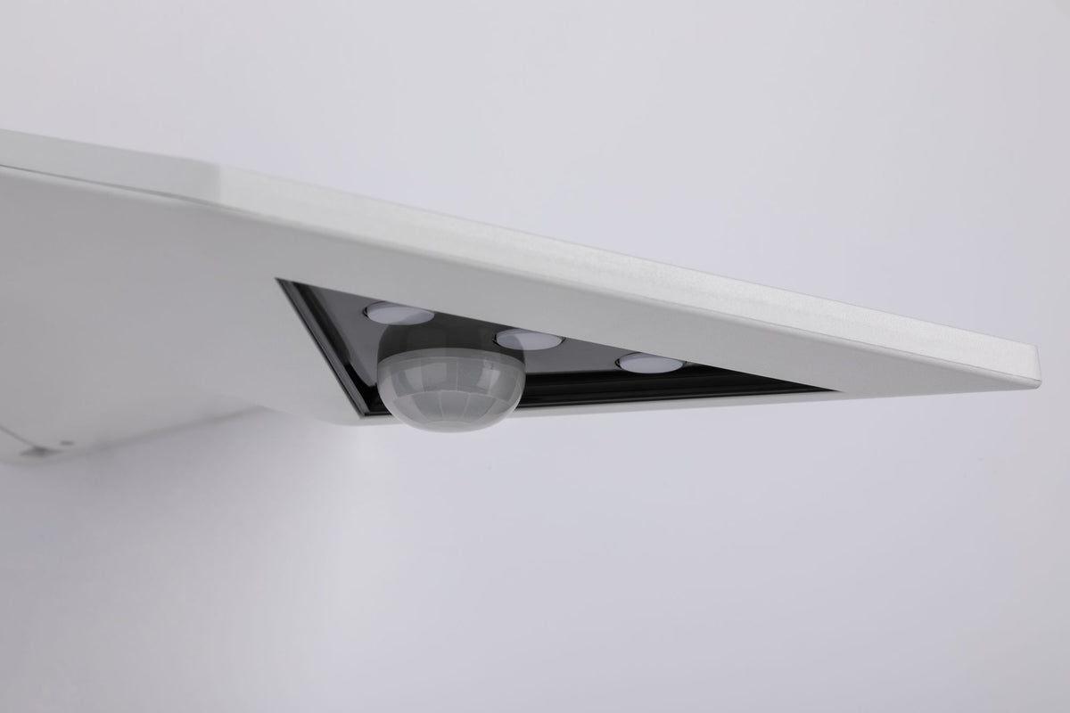 Paulmann Outdoor Solar Wandleuchte Yoko Weiß mit Bewegungsmelder 3000K