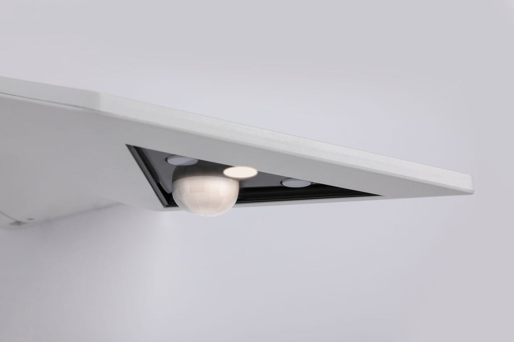 Paulmann Outdoor Solar Wandleuchte Yoko Weiß mit Bewegungsmelder 3000K
