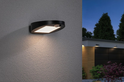 Paulmann Outdoor Solar Wandleuchte Ryse Anthrazit mit Bewegungsmelder 3000K 145lm