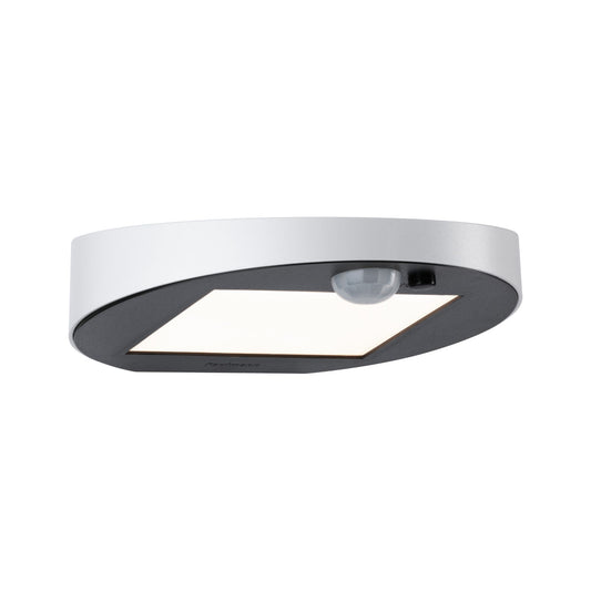 Paulmann Outdoor Solar Wandleuchte Ryse Weiß mit Bewegungsmelder 3000K 145lm