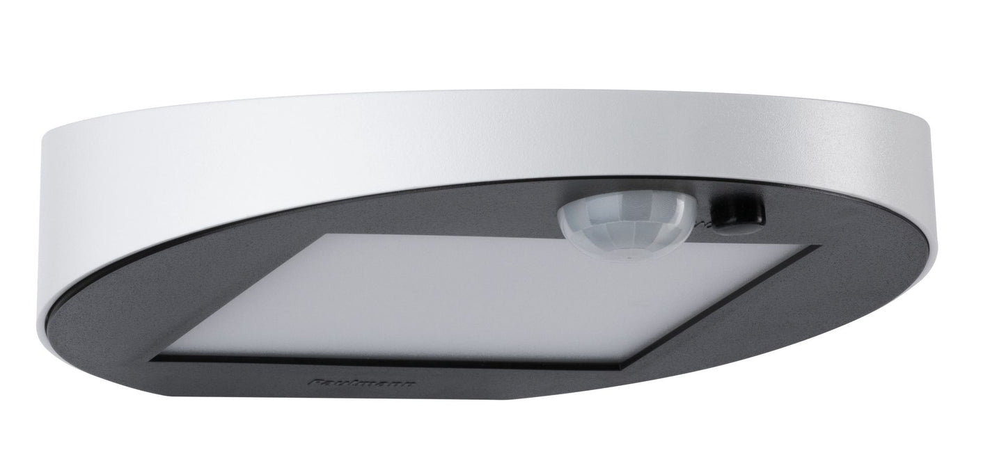 Paulmann Outdoor Solar Wandleuchte Ryse Weiß mit Bewegungsmelder 3000K 145lm