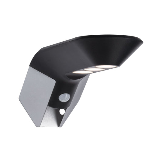 Paulmann Outdoor Solar Wandleuchte Soley 3000K Anthrazit mit Bewegungsmelder