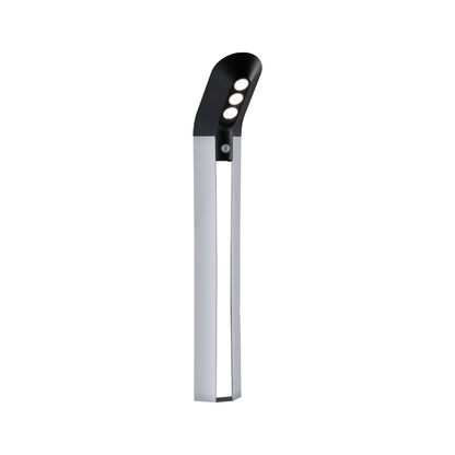 Paulmann Outdoor Solar Pollerleuchte Soley 3000K Anthrazit mit Bewegungsmelder