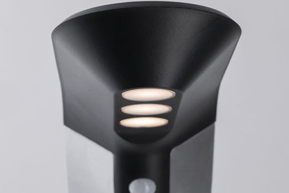 Paulmann Outdoor Solar Pollerleuchte Soley 3000K Anthrazit mit Bewegungsmelder