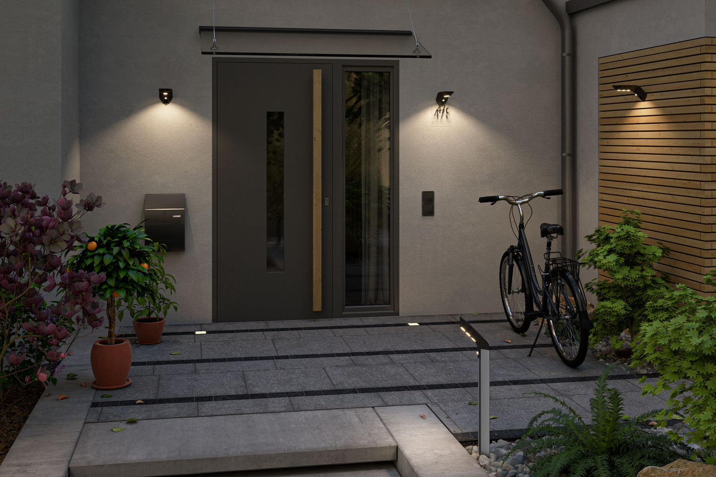 Paulmann Hausnummer für Outdoor Solar Wandleuchte Soley Zubehör Metall Weiß
