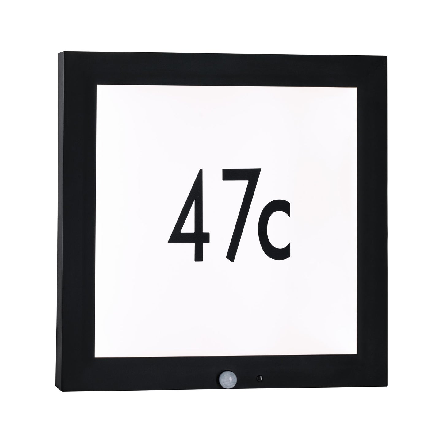 Paulmann Outdoor 230V Panel 40*40cm Hausnummer IP44 4W 800lm Bewegungsmelder Anthrazit