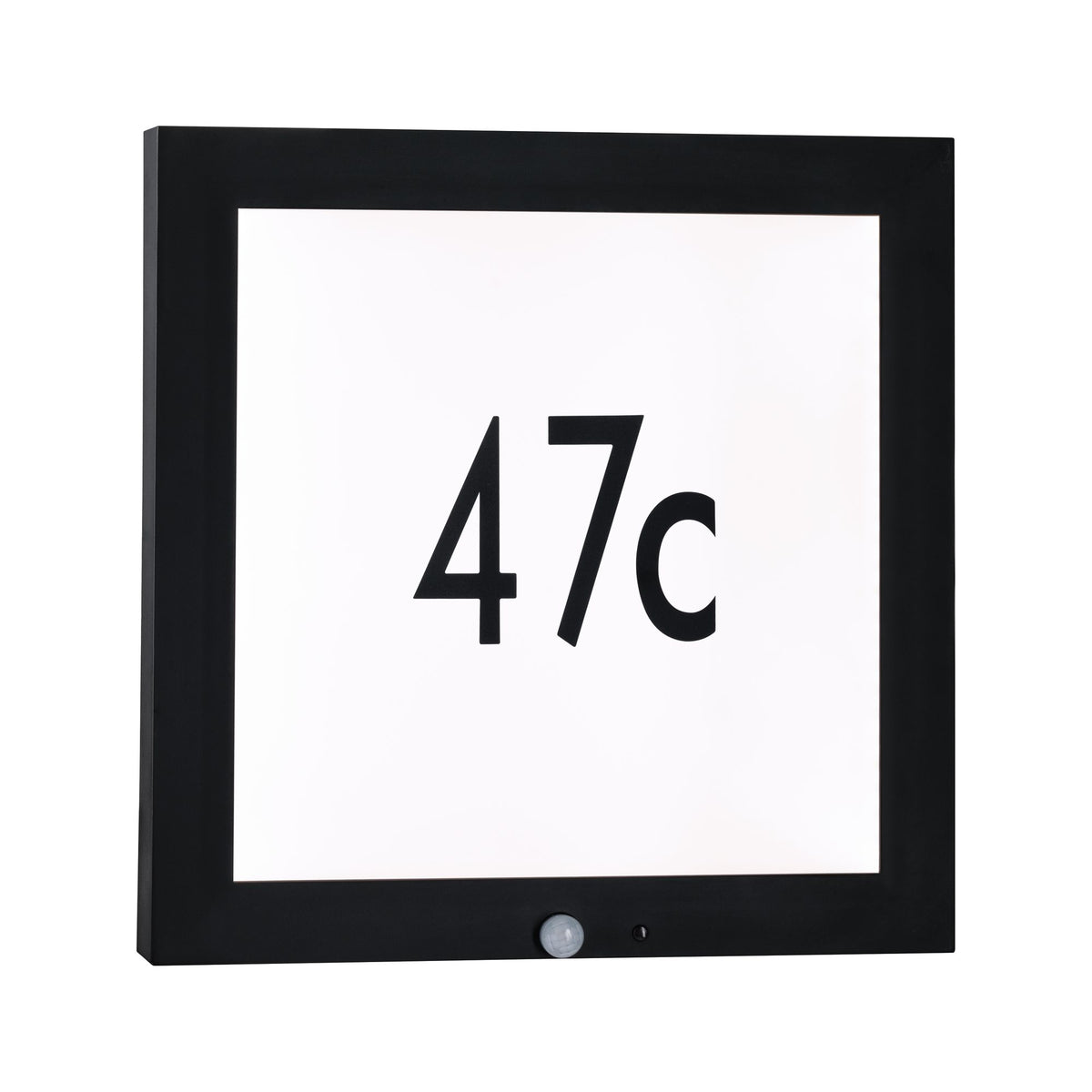 Paulmann Outdoor 230V Panel 40*40cm Hausnummer IP44 4W 800lm Bewegungsmelder Anthrazit