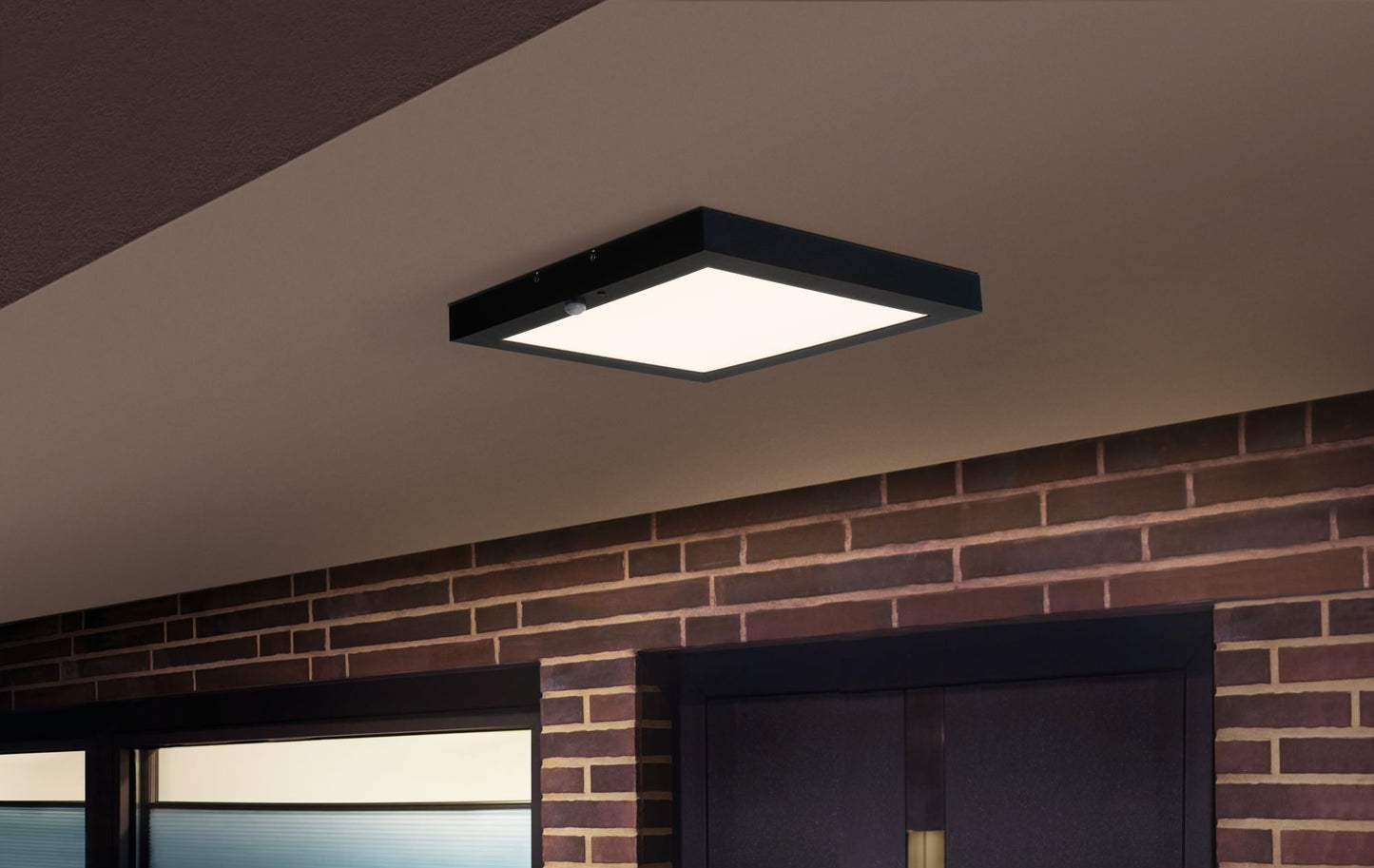 Paulmann Outdoor 230V Panel 40*40cm Hausnummer IP44 4W 800lm Bewegungsmelder Anthrazit