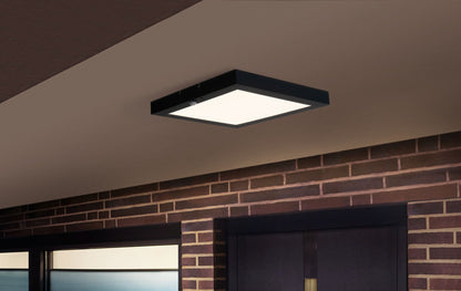 Paulmann Outdoor 230V Panel 40*40cm Hausnummer IP44 4W 800lm Bewegungsmelder Anthrazit