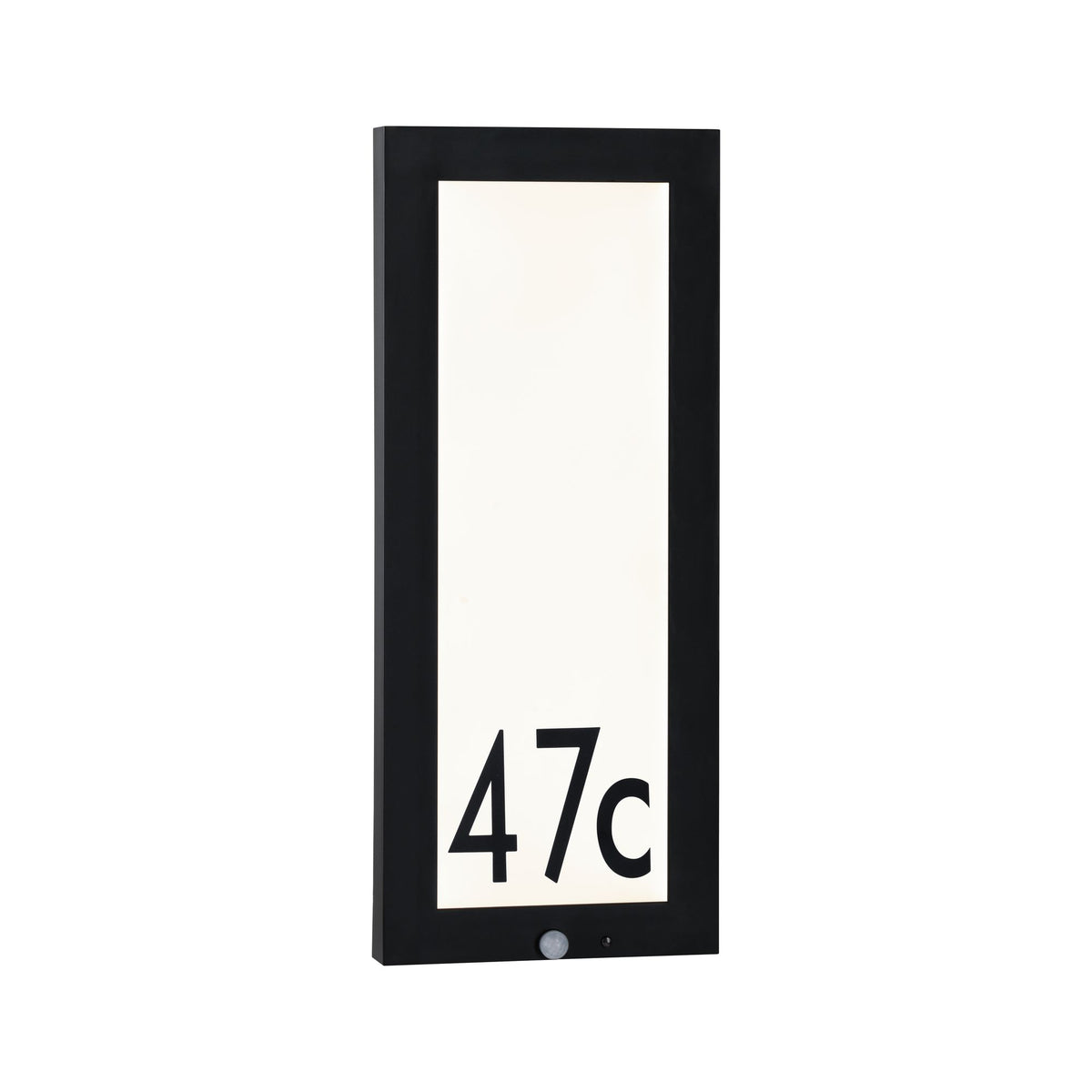 Paulmann Outdoor 230V Panel 20*60cm Hausnummer IP44 10W 800lm Bewegungsmelder Anthrazit