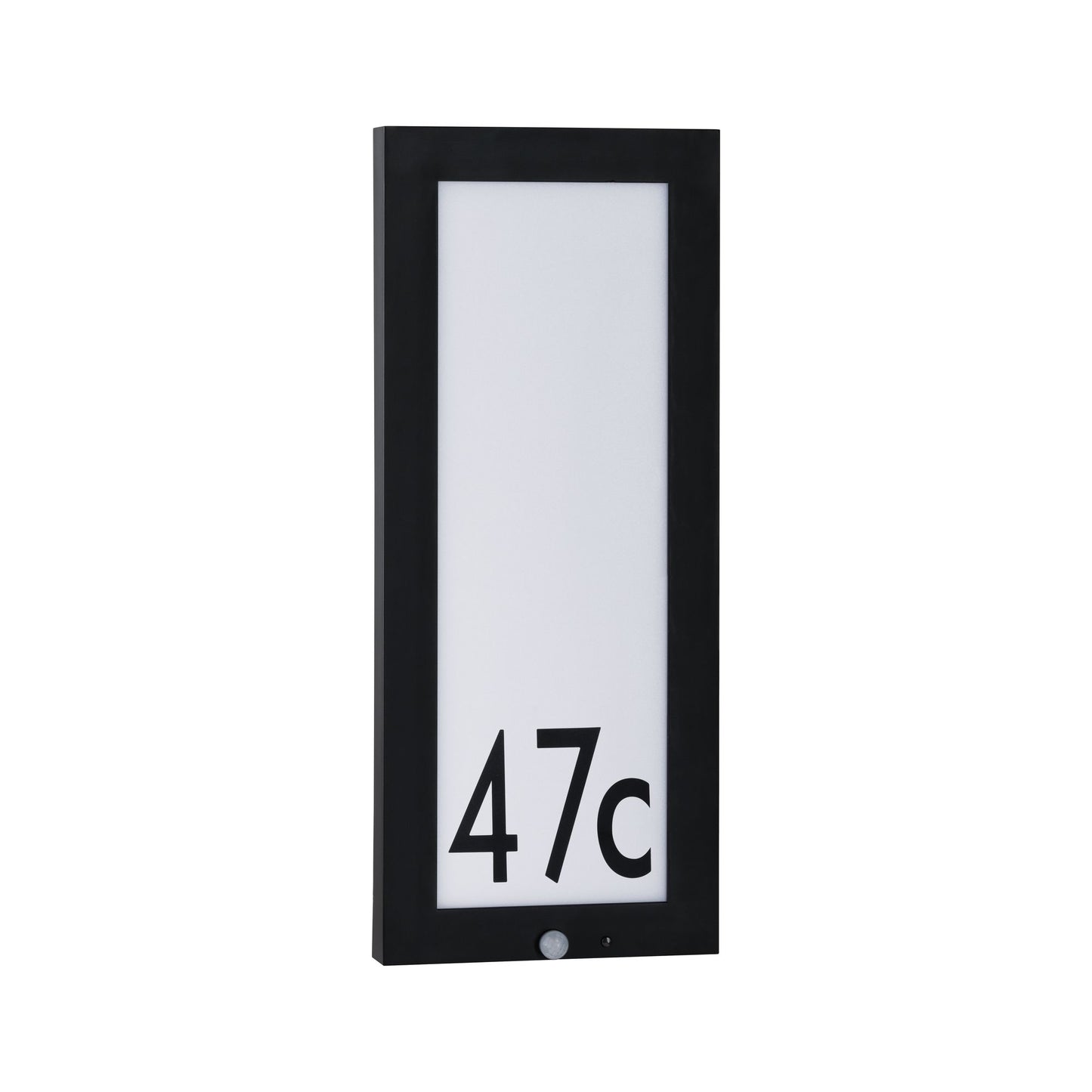 Paulmann Outdoor 230V Panel 20*60cm Hausnummer IP44 10W 800lm Bewegungsmelder Anthrazit