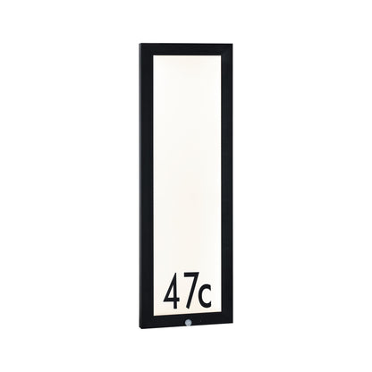 Paulmann Outdoor 230V Panel 30*90cm Hausnummer IP 44 19W 1200lm Bewegungsmelder Anthrazit