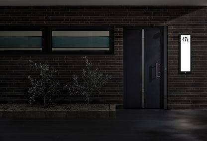 Paulmann Outdoor 230V Panel 30*90cm Hausnummer IP 44 19W 1200lm Bewegungsmelder Anthrazit