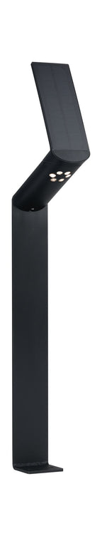 Paulmann Outdoor Solar Pollerleuchte Ilias Anthrazit mit Bewegungsmelder 3000K
