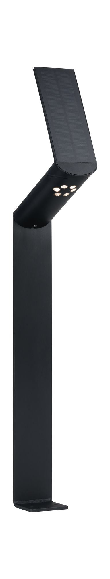 Paulmann Outdoor Solar Pollerleuchte Ilias Anthrazit mit Bewegungsmelder 3000K