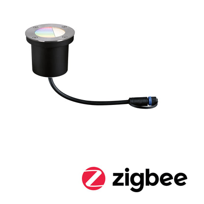 Paulmann Smart Home Zigbee Plug & Shine Bodeneinbauleuchte IP65 RGBW 24V