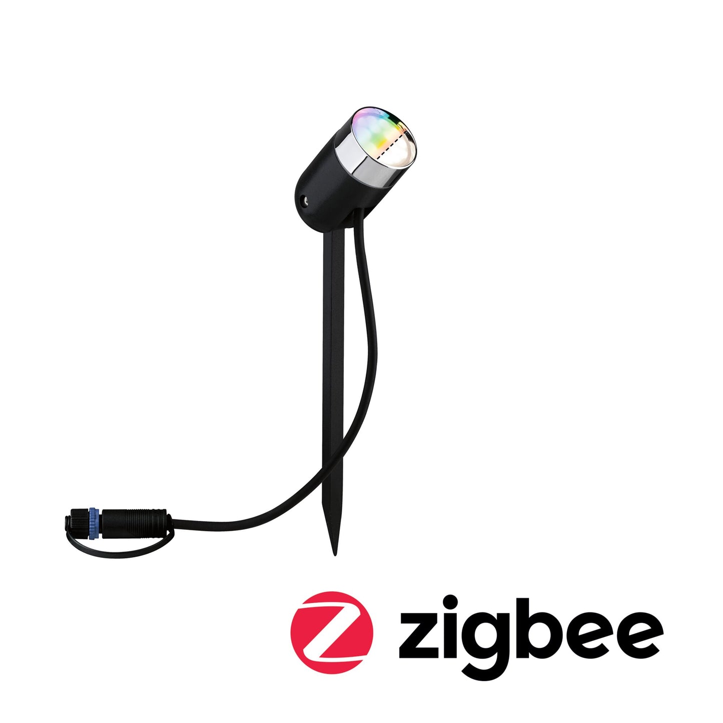 Paulmann Smart Home Zigbee Plug & Shine Spot Pike RGBW 4,5W 24V IP65 Anthrazit