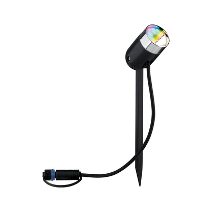 Paulmann Smart Home Zigbee Plug & Shine Basisset Spot Pike RGBW 3x4W 24V 40° IP44 Anthrazit