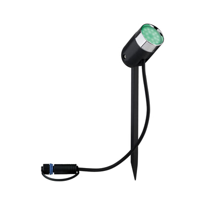 Paulmann Smart Home Zigbee Plug & Shine Basisset Spot Pike RGBW 3x4W 24V 40° IP44 Anthrazit