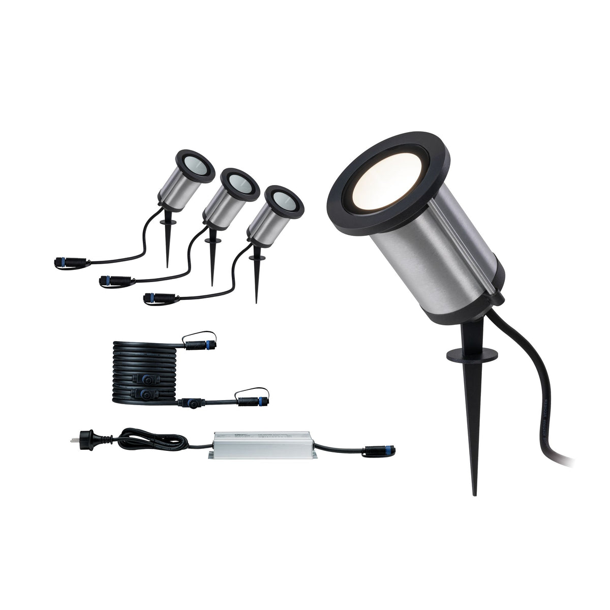 Paulmann Plug & Shine Basisset Spot Classic 3000K 3x6W 24V