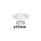 Paulmann EBL Nova mini Coin rund schwenkbar LED 1x4W 310lm Weiß matt/Alu