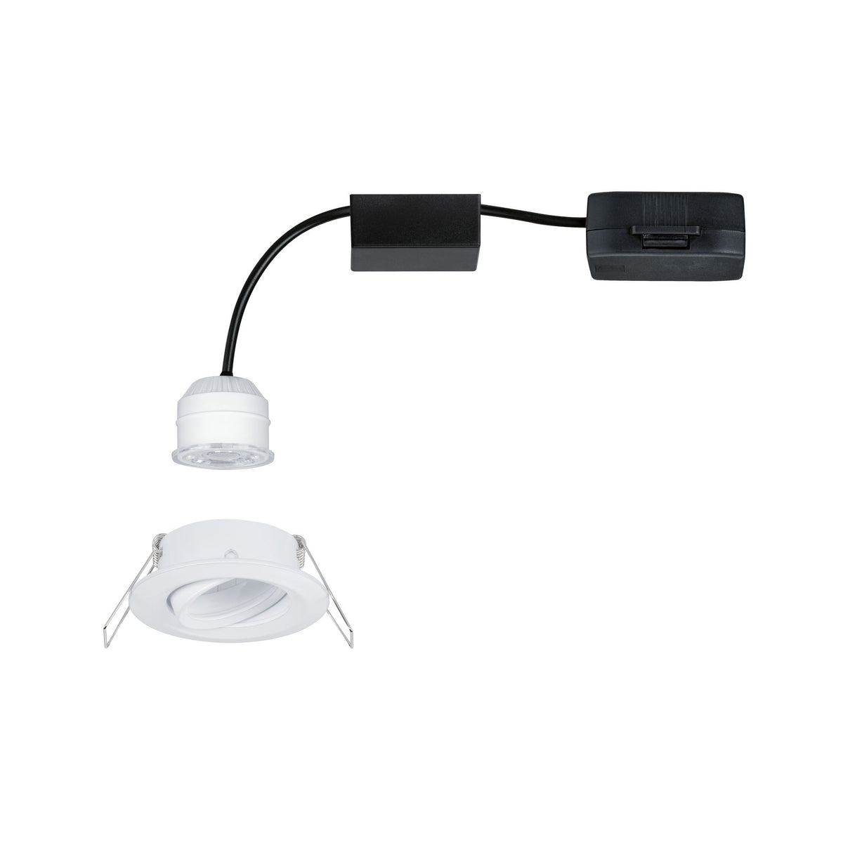 Paulmann EBL Nova mini Coin rund schwenkbar LED 1x4W 310lm Weiß matt/Alu