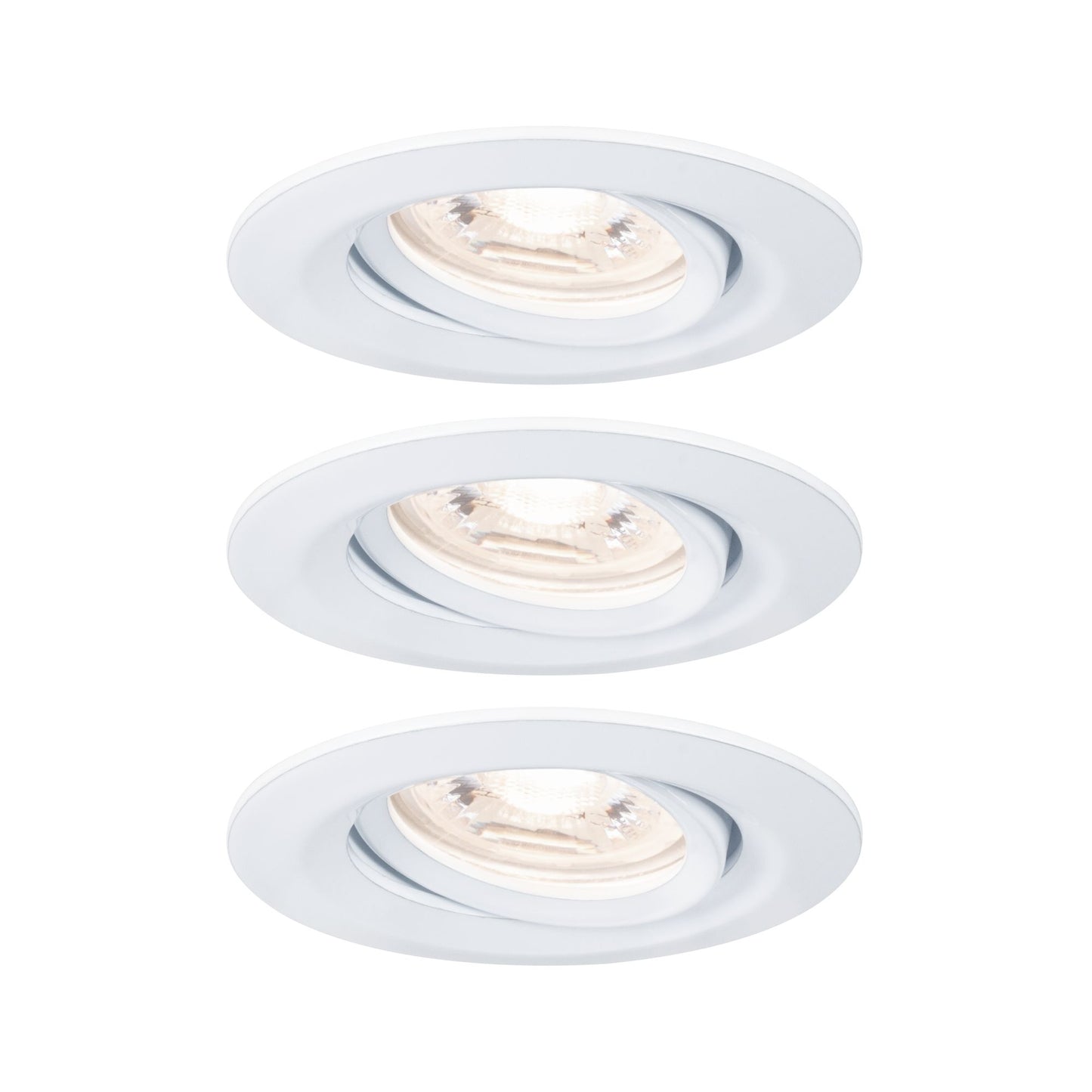 Paulmann EBL Nova mini Coin rund schwenkbar LED 3x4W 310lm Weiß matt/Alu
