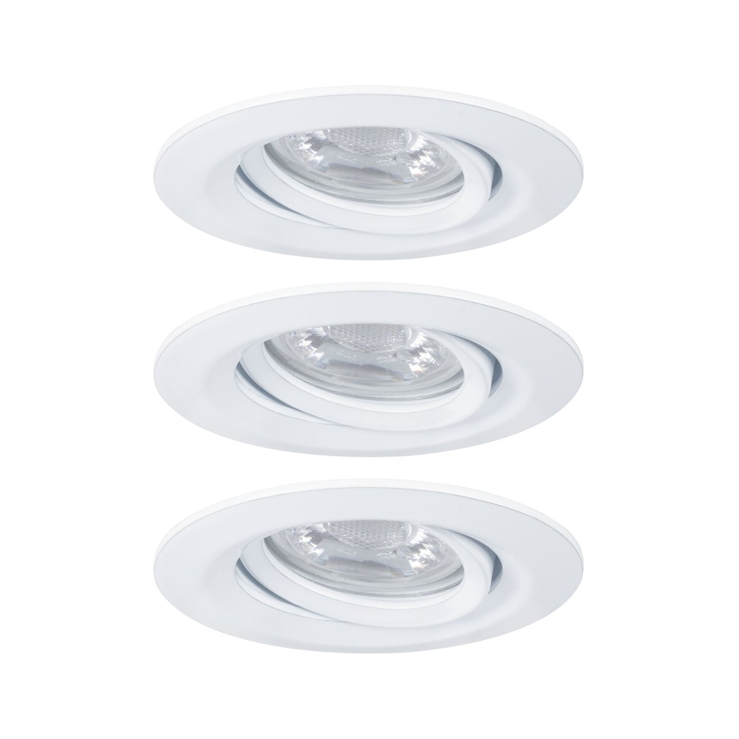 Paulmann EBL Nova mini Coin rund schwenkbar LED 3x4W 310lm Weiß matt/Alu