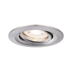 Paulmann EBL Nova mini Coin rund schwenkbar LED 1x4W 310lm Eisen gebürstet/Alu