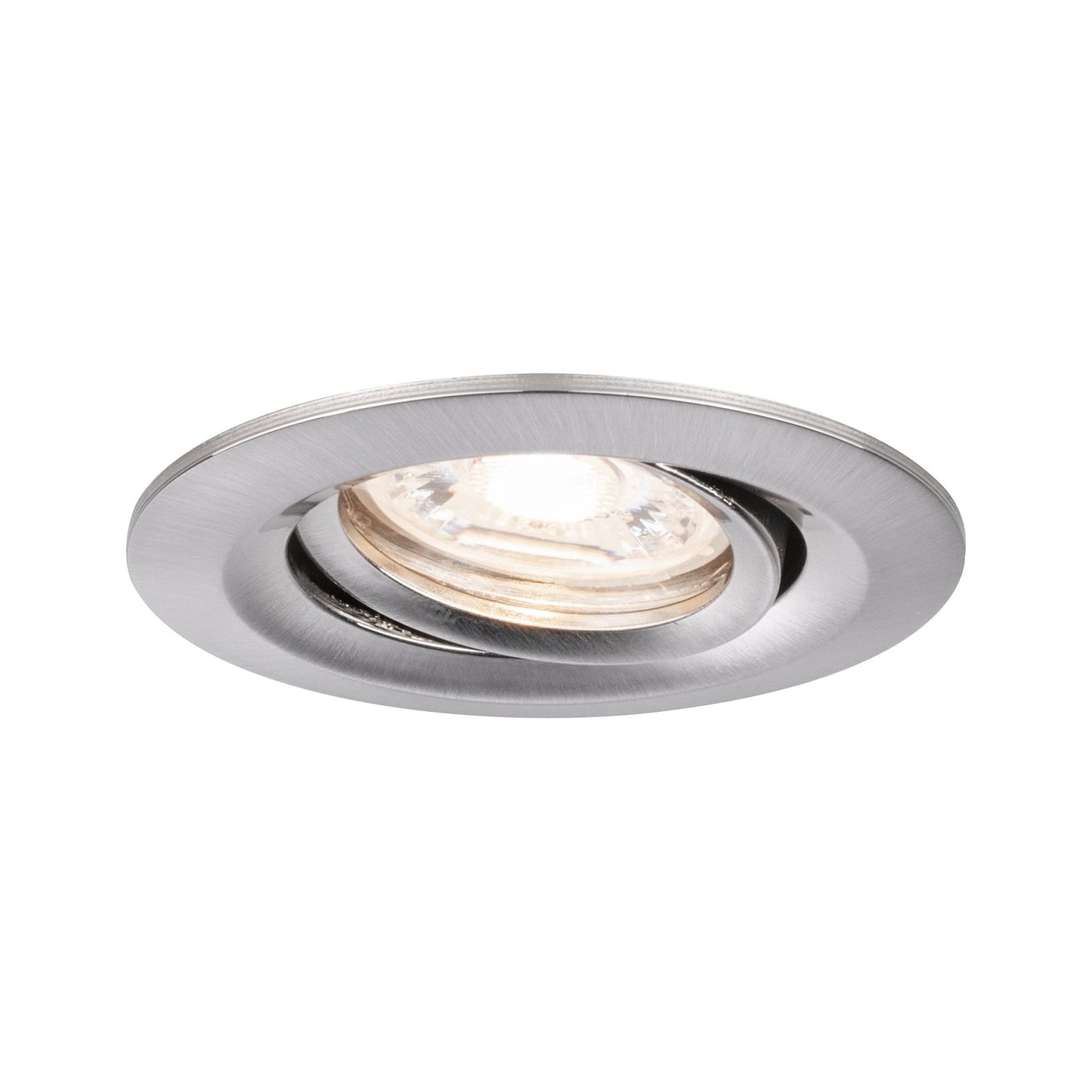 Paulmann EBL Nova mini Coin rund schwenkbar LED 1x4W 310lm Eisen gebürstet/Alu