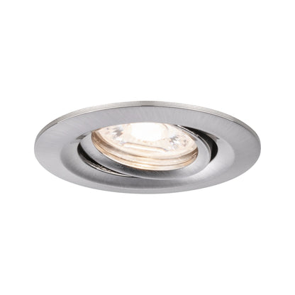 Paulmann EBL Nova mini Coin rund schwenkbar LED 1x4W 310lm Eisen gebürstet/Alu