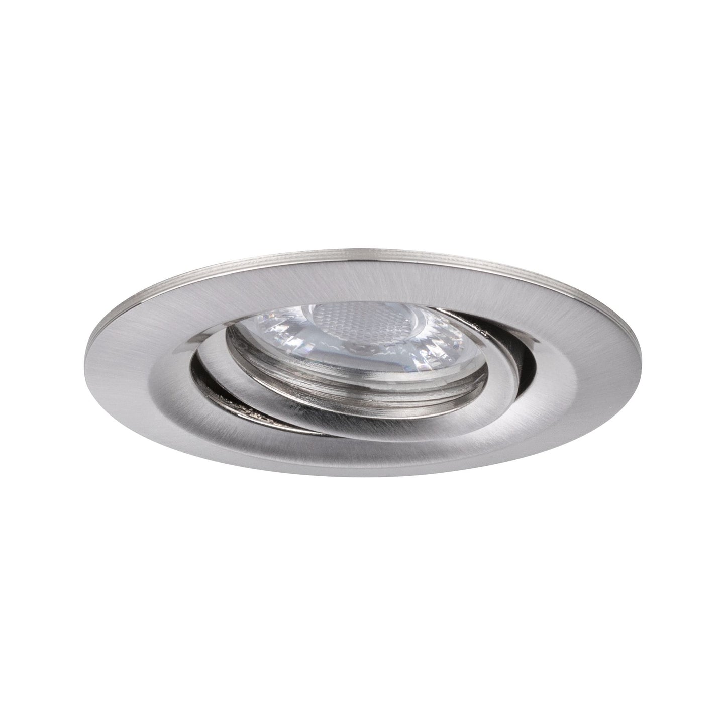 Paulmann EBL Nova mini Coin rund schwenkbar LED 1x4W 310lm Eisen gebürstet/Alu