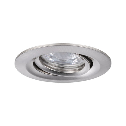 Paulmann EBL Nova mini Coin rund schwenkbar LED 1x4W 310lm Eisen gebürstet/Alu