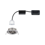 Paulmann EBL Nova mini Coin rund schwenkbar LED 1x4W 310lm Eisen gebürstet/Alu