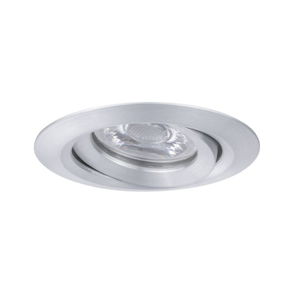 Paulmann EBL Nova mini Coin rund schwenkbar LED 1x4W 310lm Alu gedreht/Alu