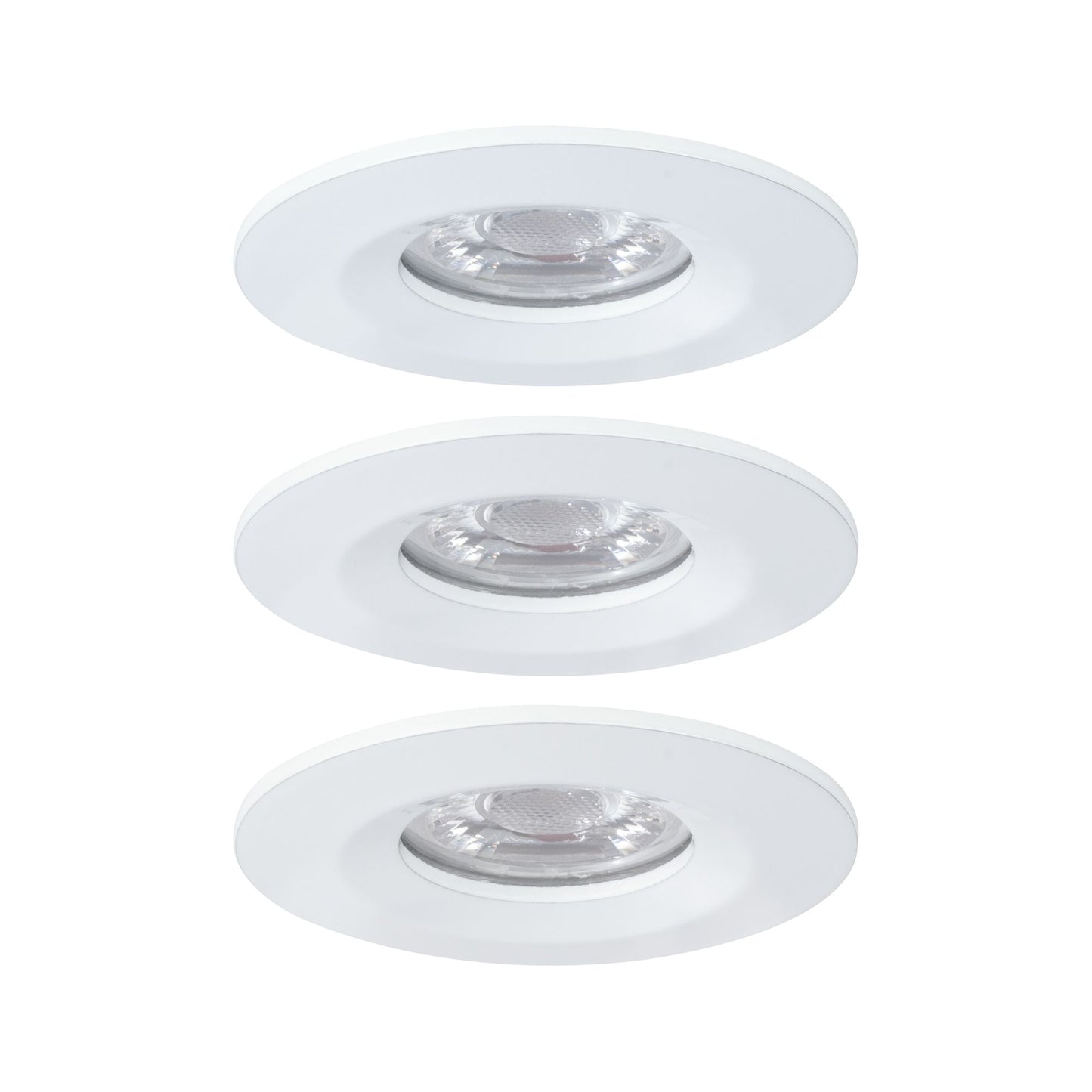 Paulmann EBL Nova mini Coin rund starr IP44 LED 3x4W 310lm Weiß matt/Alu
