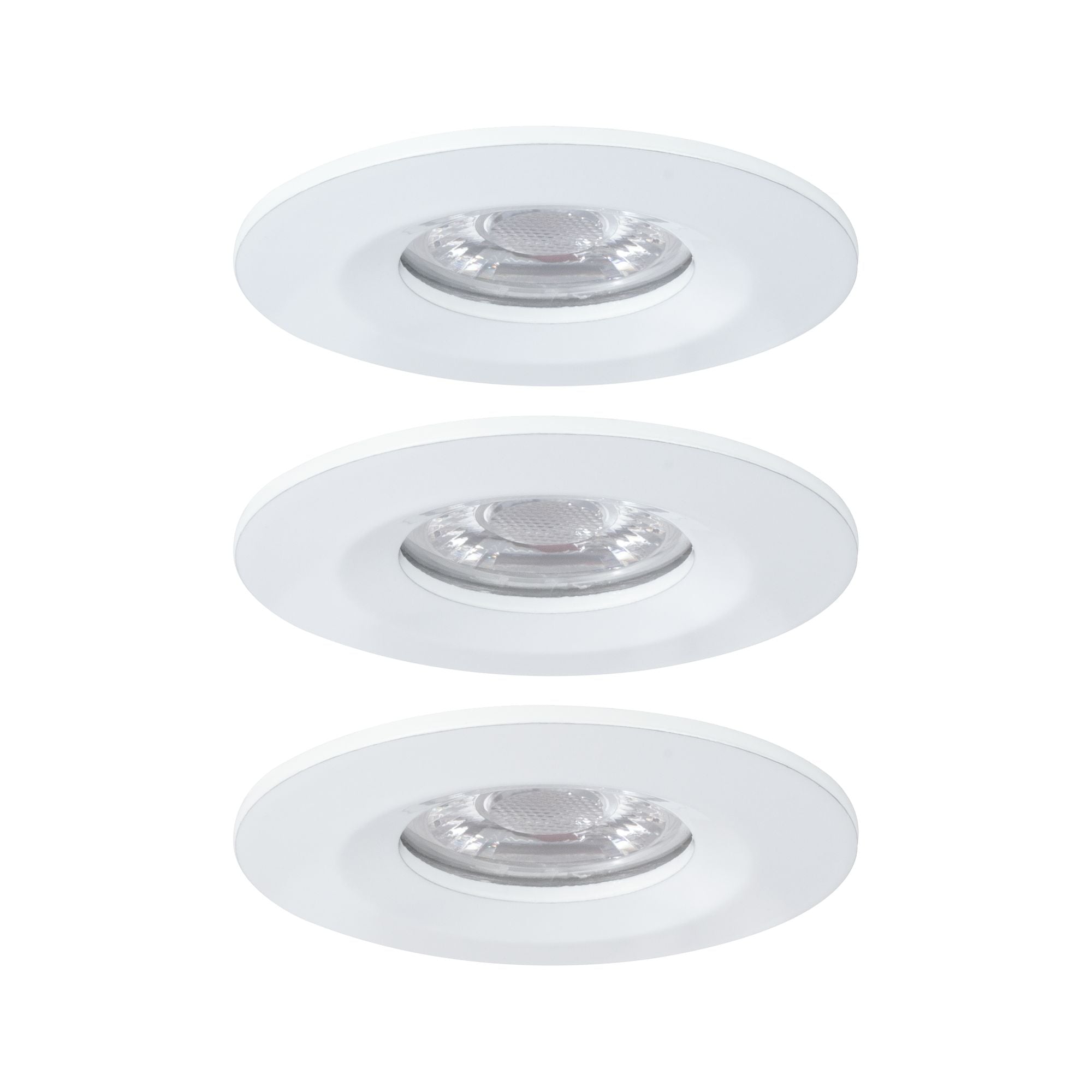 Paulmann EBL Nova mini Coin rund starr IP44 LED 3x4W 310lm Weiß matt/Alu
