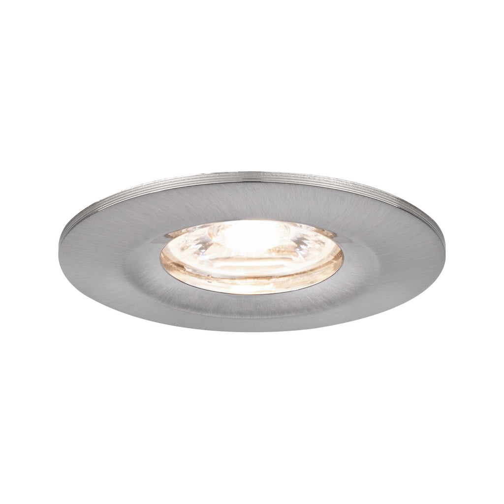 Paulmann EBL Nova mini Coin rund starr IP44 LED 1x4W 310lm Eisen geb/Alu