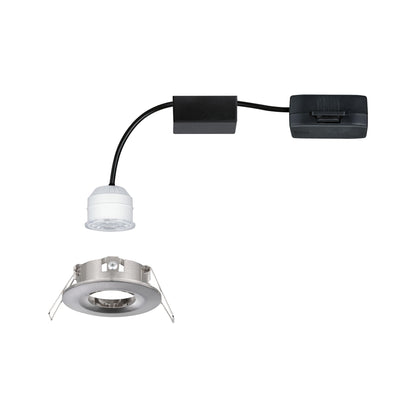 Paulmann EBL Nova mini Coin rund starr IP44 LED 1x4W 310lm Eisen geb/Alu