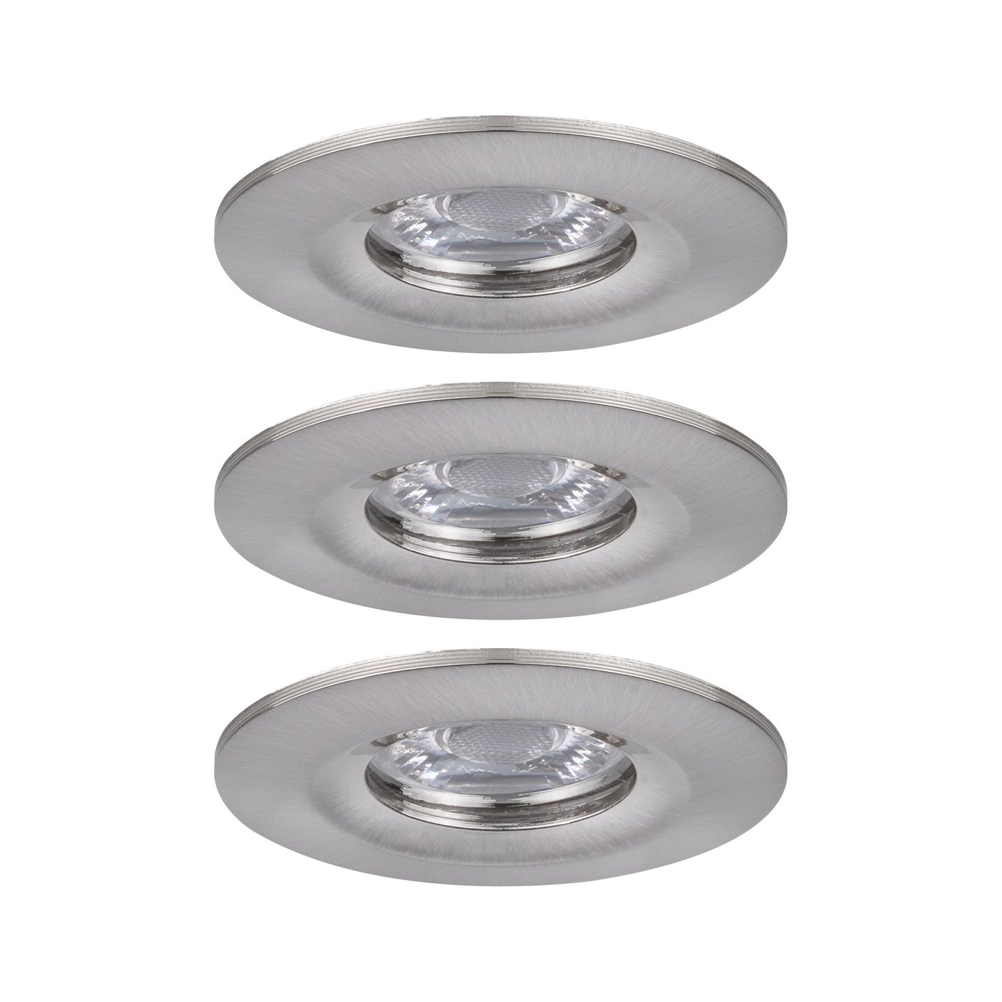 Paulmann EBL Nova mini Coin rund starr IP44 LED 3x4W 310lm Eisen geb/Alu