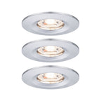 Paulmann EBL Nova mini Coin rund starr IP44 LED 3x4W 310lm Chrom/Alu