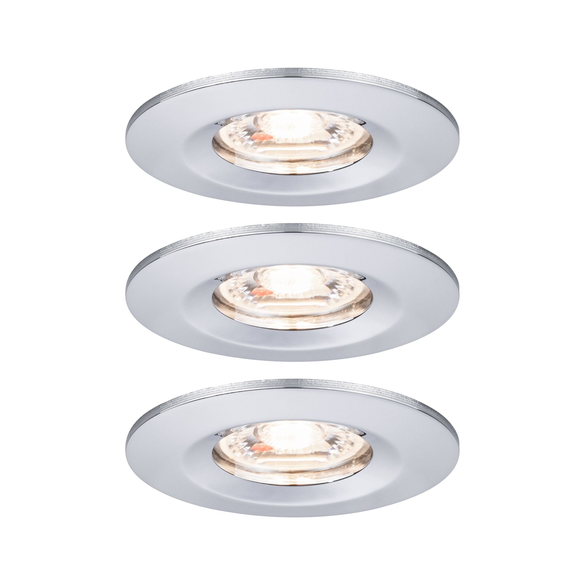 Paulmann EBL Nova mini Coin rund starr IP44 LED 3x4W 310lm Chrom/Alu
