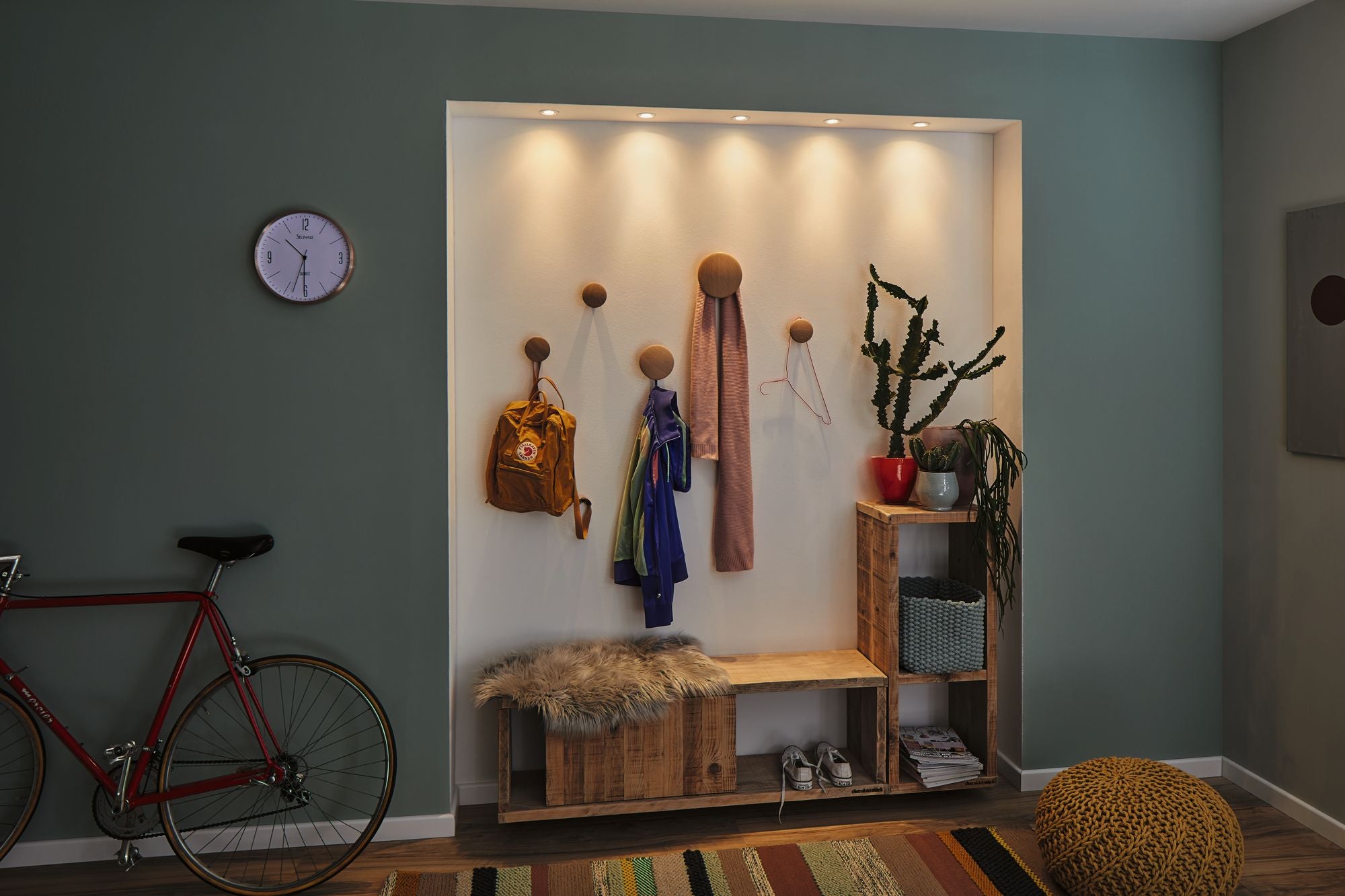 Paulmann EBL Nova mini Coin rund starr IP44 LED 3x4W 310lm Chrom/Alu