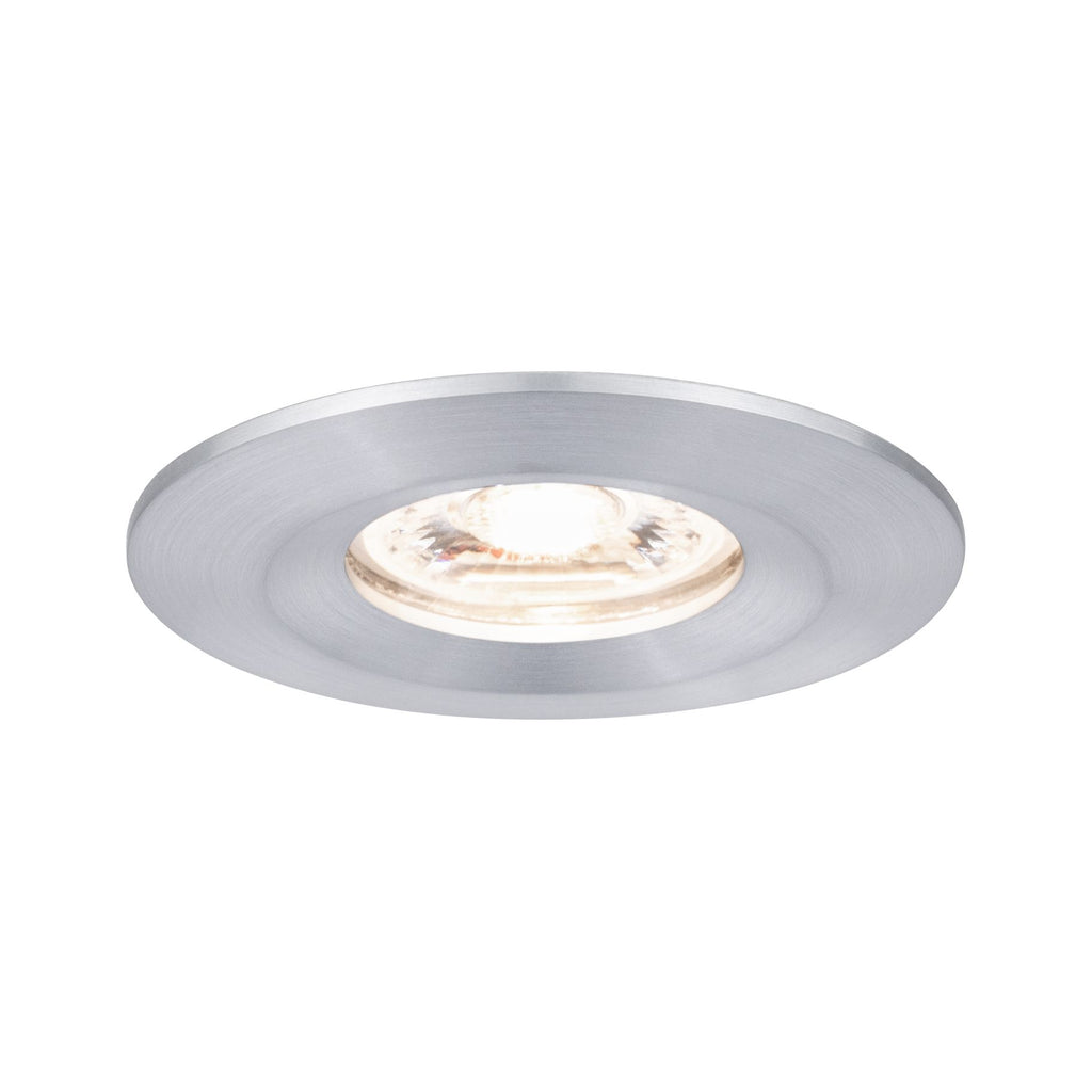 Paulmann EBL Nova mini Coin rund starr IP44 LED 1x4W 310lm Alu gedreht/Alu